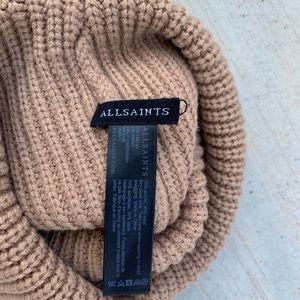 All Saints Half Cardigan Stitch Beanie 